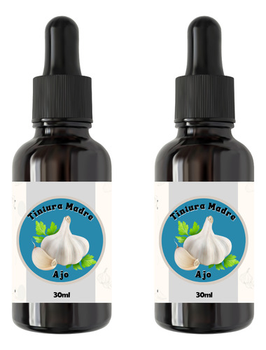 Extracto Concentrado Natural De Ajo 30ml C/u 2 Piezas