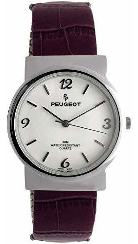 Peugeot Reloj De Pulsera Para Mujer Facil De Leer Con Pulser