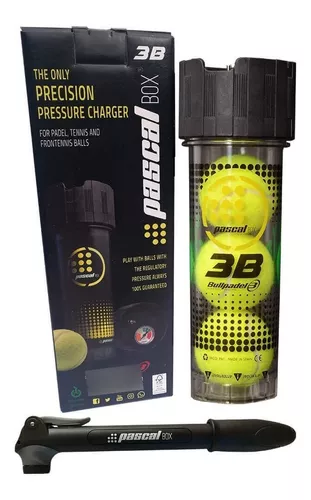 1 tubo presurizador de pelotas de tenis y pádel PressureBall 1 bomba