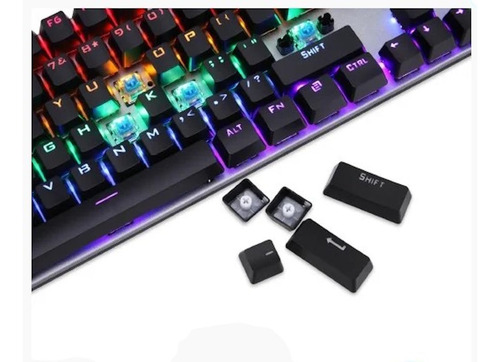 Kit Gamer Teclado Mecânico Headset Microfone Mouse 6b 4800dp