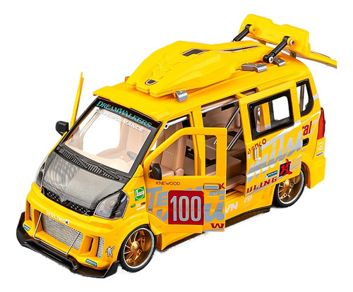 1:24 Wuling Hongguang Van Marea Jugar Modelo De Coche Jdm