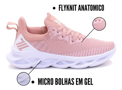 Tenis Feminino Academia Original Corrida Caminhada Byllbow