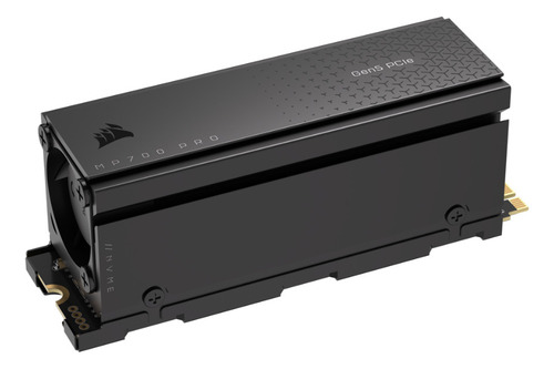 Ssd Corsair Mp700 Pro 2tb Com Air Cooler Pcie Gen5 X4 Nvme 2.0 M.2 2280 Leitura Até 12.400 Mbps Gravação Até 11.800 Mbps Cssd-f2000gbmp700pro