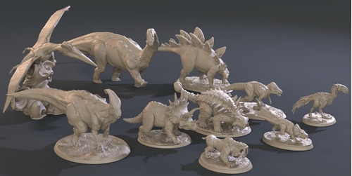 Archivo Stl Impresión 3d - Dinosaurios Pack 4k