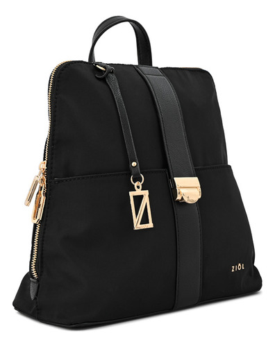 Mochila Mediana Creta Negro Especial