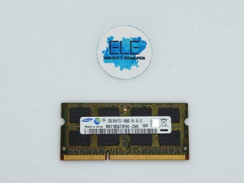 Memoria Ram Ddr3 2gb 10600s Samsung Laptop Pc3 2rx8