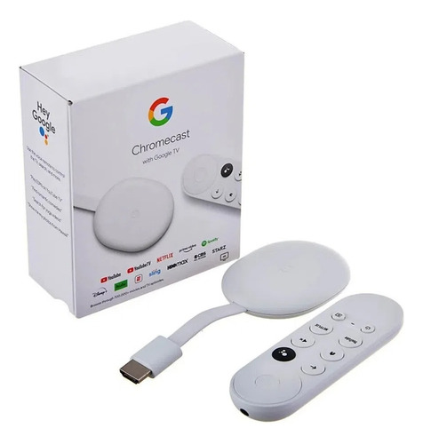 Google Chromecast 4k Google Tv Control De Voz Google 4ta Gen