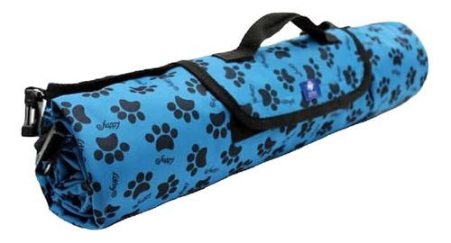 Tapete Protector P/auto Color Azul Huellas P/perro Pet Pals