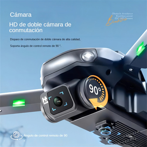 Dron Aéreo Ks11: Captura Fotos En 4k, Evita Obstáculos Y Vuela Con Estilo