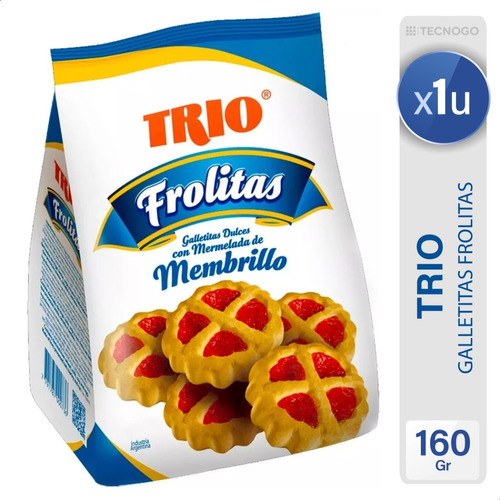 Galletitas Trio Frolitas Mermelada Membrillo - Mejor Precio