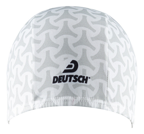 Gorra De Tela Natación Adulto  Deutsch Graph Blanco