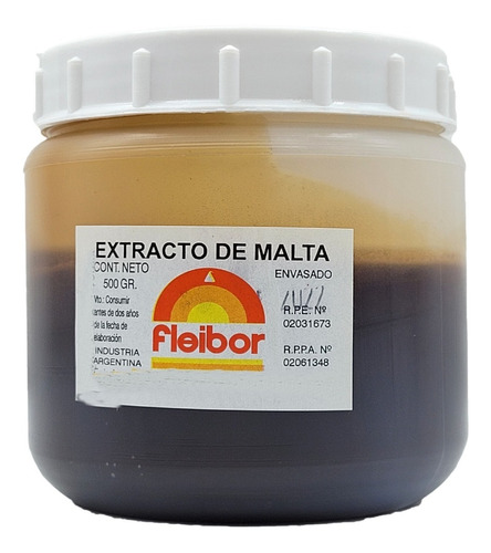 Extracto De Malta Solucion Para Panificados Fleibor X 500gr