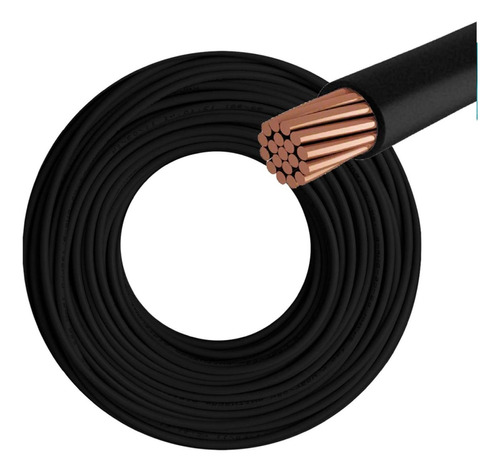 Cable X Rollo 6mm Iram 100% Cobre X 100mts