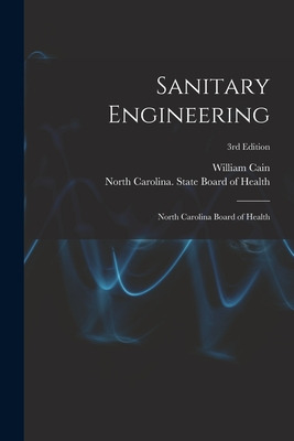 Libro Sanitary Engineering: North Carolina Board Of Healt...