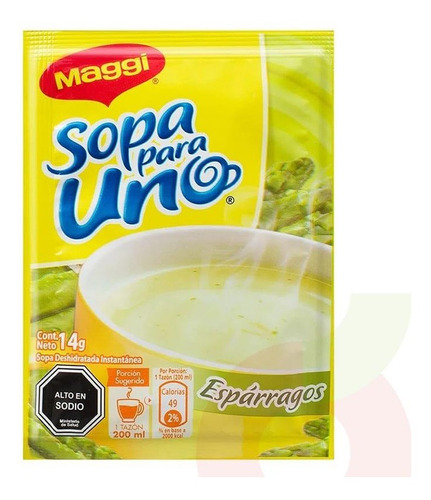 Sopa Para Uno  Maggi 14gr Esparragos(3unidad )-super