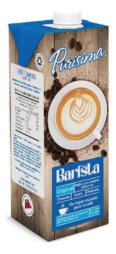 Leche Liquida Completa Barista Uht Purisima 0353 Ml.