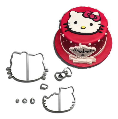 Cortador Hello Kitty Para Bolos