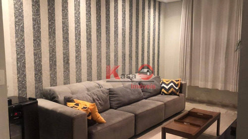 Imagem 7 de 20 de Apartamento Com 3 Dormitórios À Venda, 179 M² Por R$ 850.000,00 - Boqueirão - Santos/sp - Ap10724