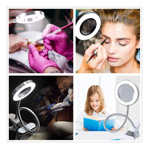 Desk Lamp Clip Microblading Usb Light Lamp Led Clip ...