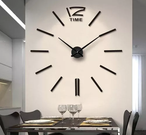 Proverbio Pobreza extrema Franco Reloj De Pared 3d Minimalista Gigante Sala Comedor Hab