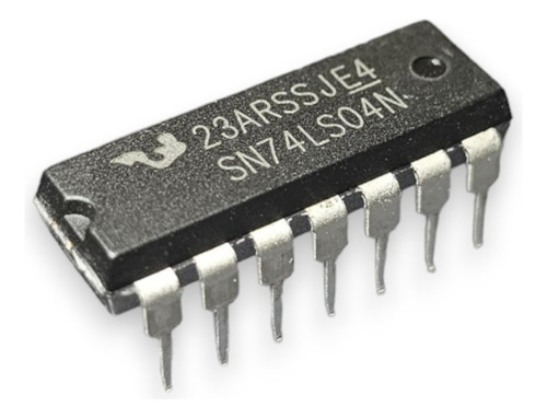 Integrado Sn74ls04 74ls04 Hd74ls04 Compuerta Not