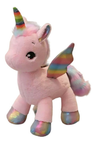 Peluche Unicornio Rosado 25cm Envio Gratis