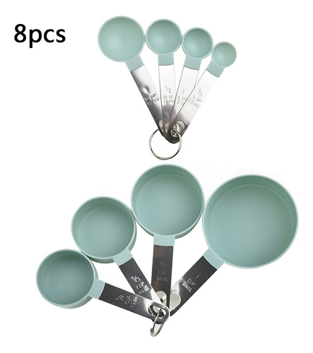 Kit De Tazas Medidoras Con Cuchara Y 4 Cucharas Kitchen