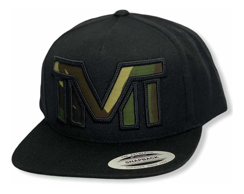 Gorra Yupoong Tmt Snapback Negro Camuflaje