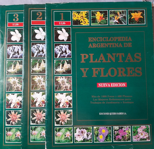 Enciclopedia Argentina De Plantas Y Flores,3 Fasciculos