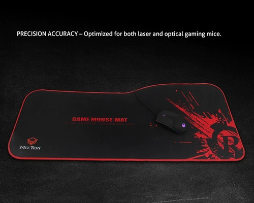Imagen 10 de 10 de Mouse Pad Mat Longer Super Largo 80x35 Meetion MT-P100