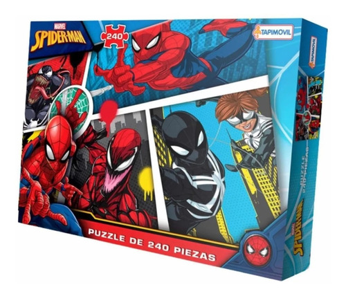 Puzzle Rompecabezas 240 Piezas Spiderman Hombre Araña Marvel