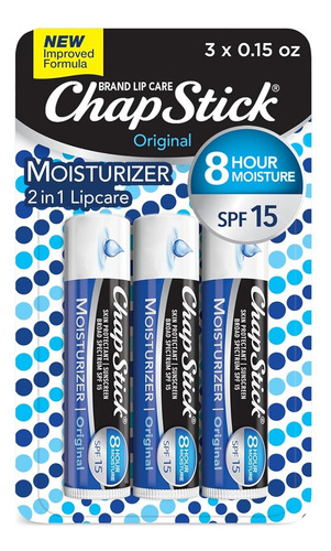 Chapstick Lip Moisturizer And Skin Protectant Spf 15