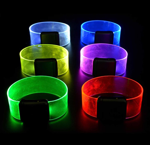 Imagen 9 de 9 de Brazaletes Pulseras Goma Importadas Material Pop Logo Pvc