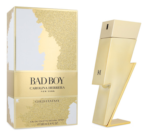 Perfume Carolina Herrera Ch Bad Boy Gold Fantasy 100ml Edt