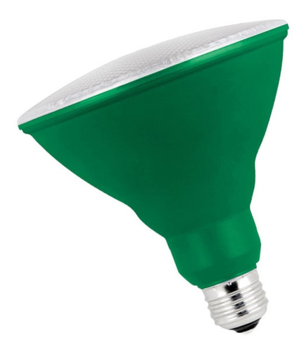 Lámpara Led Par38 E27 6w Verde 220v Exterior Ip65 Jardín