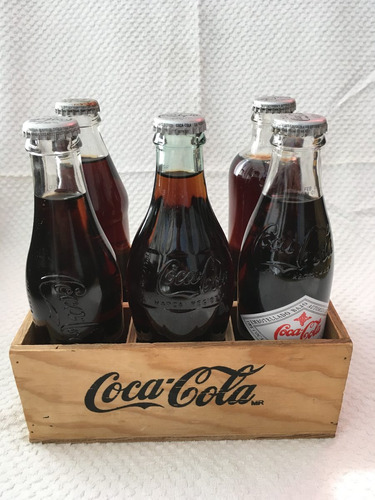 Botellas Coca Cola 80 Aniversario ( Lote 5 Pzas. )