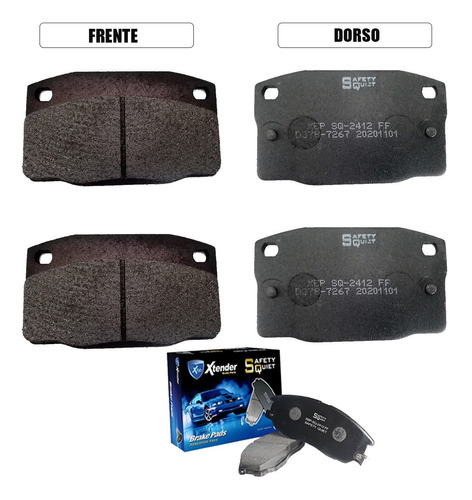 Pastillas De Freno Delanteras Daewoo Racer 1999 2000 7267