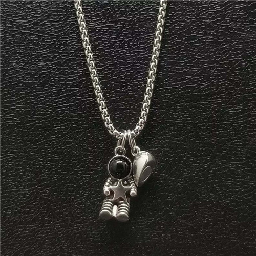 2 Collares Con Clavícula Magnética Con Forma De Astronauta P