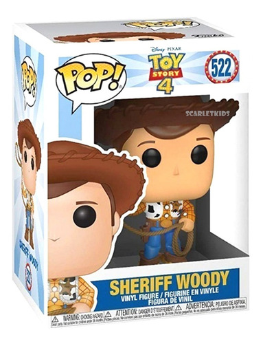 Funko Pop Toy Story 4 Sheriff Woody 522 Original Scarletkids