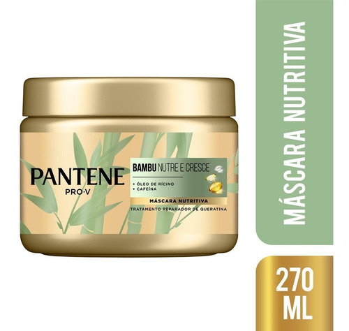 Máscara De Tratamento Bambu 270ml Pantene