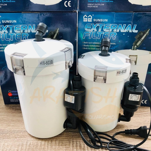 Filtro Mini Canister Sunsun 400 L/h Hw-603b +