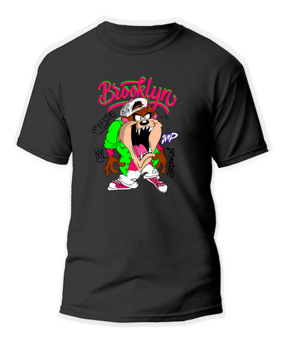 Playera Unisex De Looney Tunes Taz Mania Grafitis