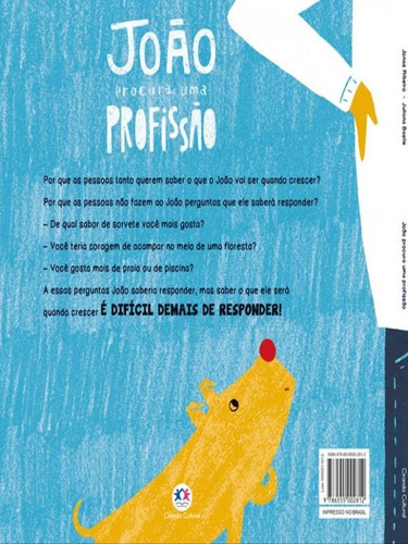 João Procura Uma Profissão, De Ribeiro, Jonas. Editora Ciranda Cultural, Capa Mole Em Português