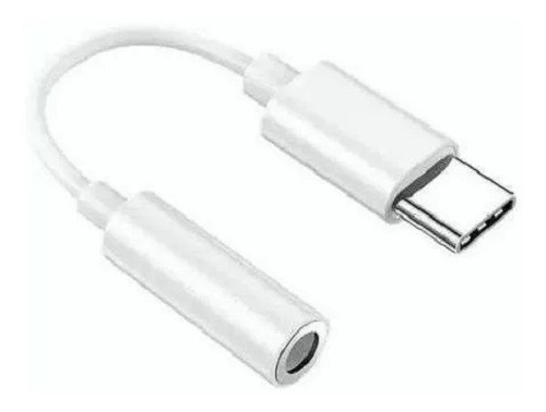 Adaptador Tipo C  A Auxiliar Jack 3.5mm Audifonos Celular 