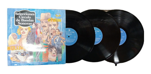 Lp - Acetato - Bandas Sonoras - Selecciones Circulo - 3 Lp