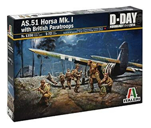 Modelos Italeri As 51 Horsa **** Con Paracaidistas Modelo De