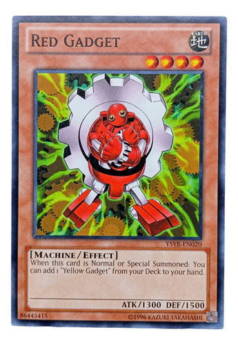 Yugioh Tcg Red Gadget Artilugio Rojo Original Konami