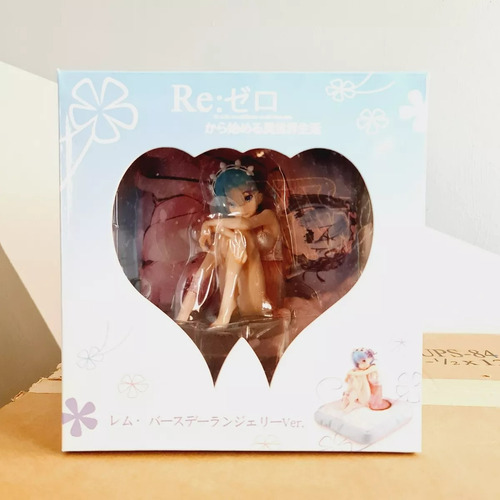 Figura De Colección De Rem De Re:zero, Con Almohada