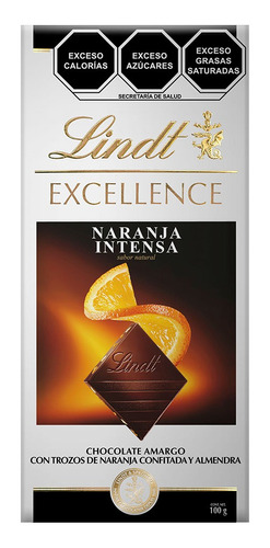 2 Pack Chocolate Con Naranja Excellence Lindt 100