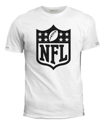 Camiseta Estampada Nfl Logo Futbol Americano Escudo Ink